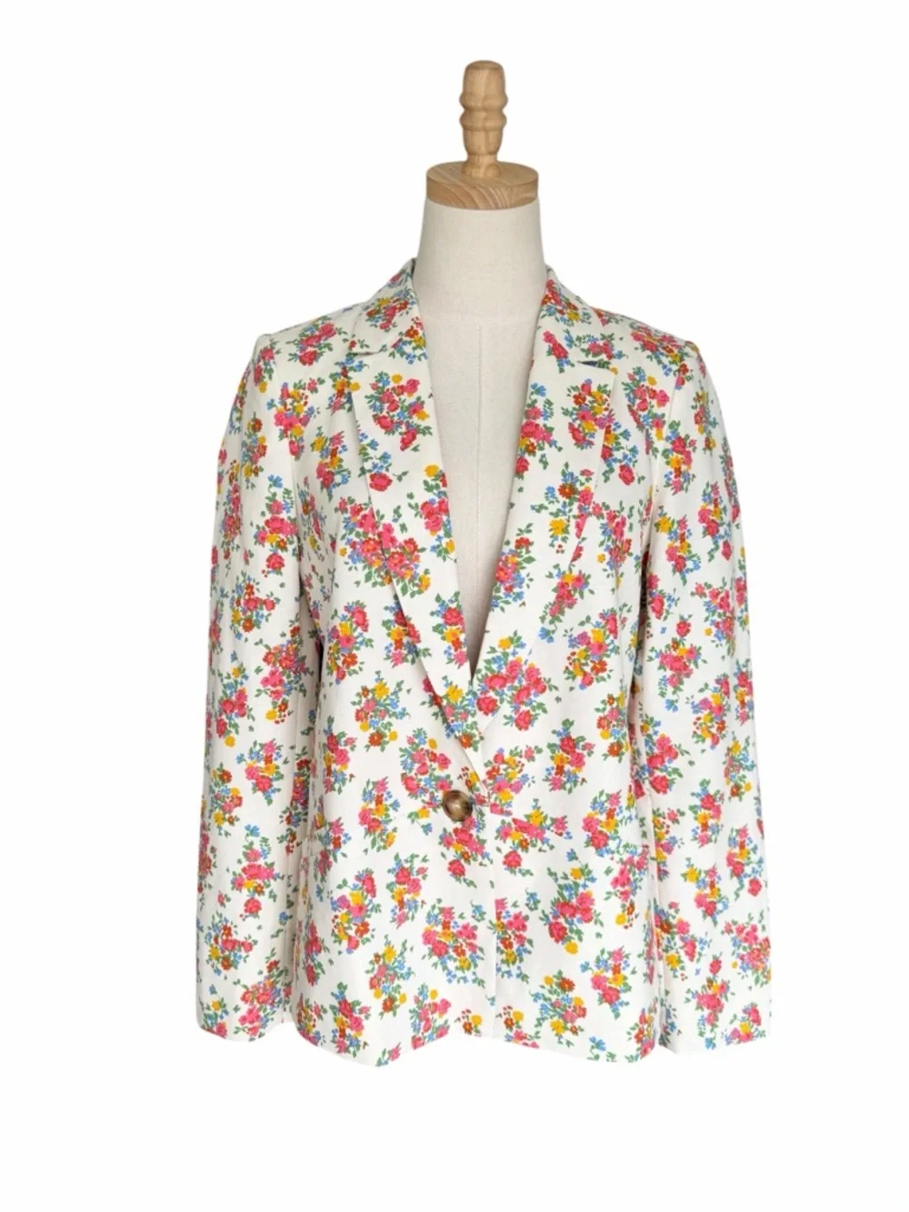 Sezane Gracie Jacket Jardin Secret Floral Size 6 NWT